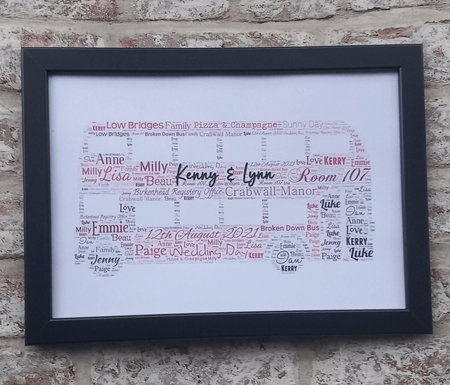 London bus word art 