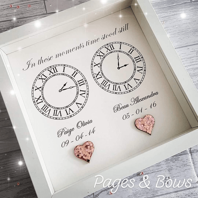 In these moments time stood still | New baby gift | Christening gift | Mother's day gift | Gifts for her