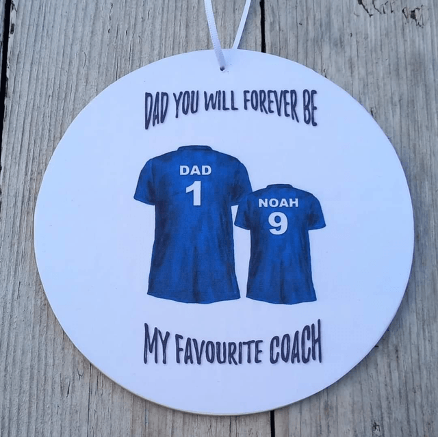 Shirt plaque | Sports shirts | Football sign | Father's day gifts | Gifts for him | Dad gift | Gifts for Daddy