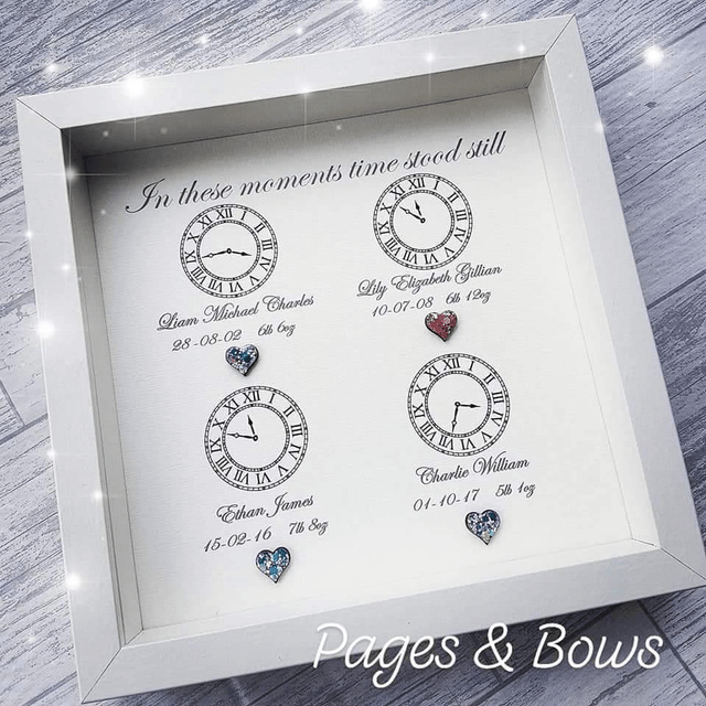 In these moments time stood still | New baby gift | Christening gift | Mother's day gift | Gifts for her