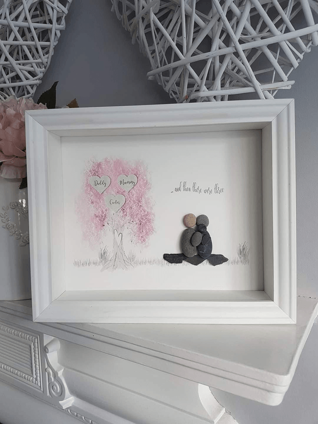 .. and then there were three | New baby gift | Gifts for New Parents | Family tree | Blossom tree 