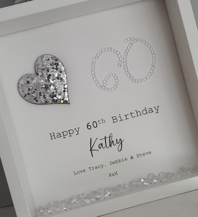 Personalised framed birthday gift for 16th, 18th, 21st, 30th, 40th, 50th, 60th, 70th | Milestone birthday present 