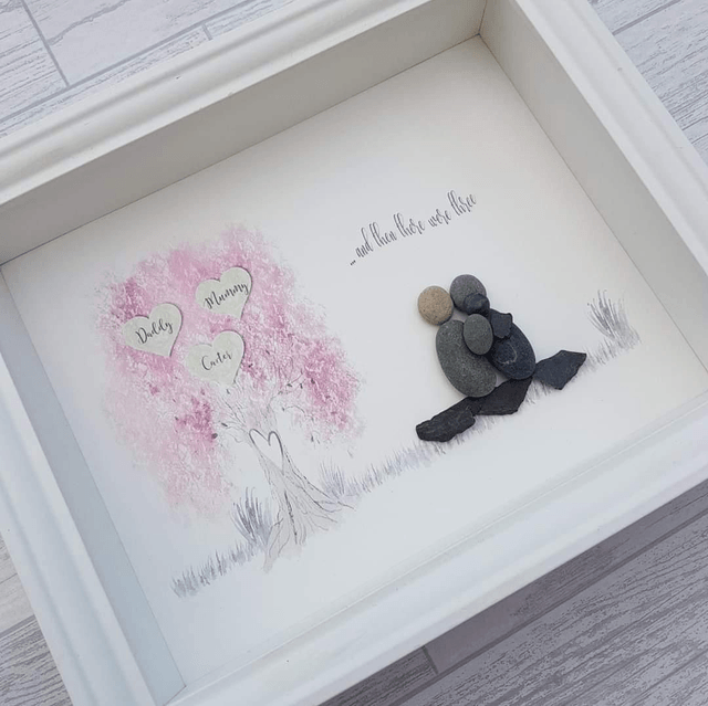 .. and then there were three | New baby gift | Gifts for New Parents | Family tree | Blossom tree 