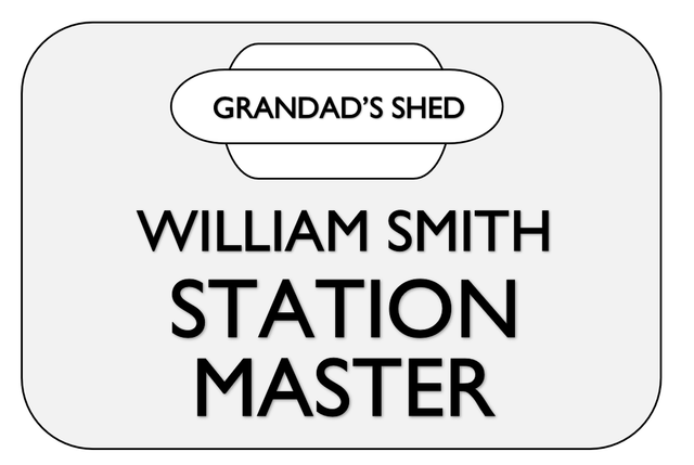 Train Enthusiast Personalised Framed Print | Station Master Print