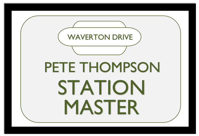 Train Enthusiast Personalised Framed Print | Station Master Print