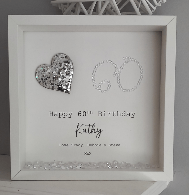 Personalised framed birthday gift for 16th, 18th, 21st, 30th, 40th, 50th, 60th, 70th | Milestone birthday present 