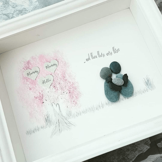 .. and then there were three | New baby gift | Gifts for New Parents | Family tree | Blossom tree 