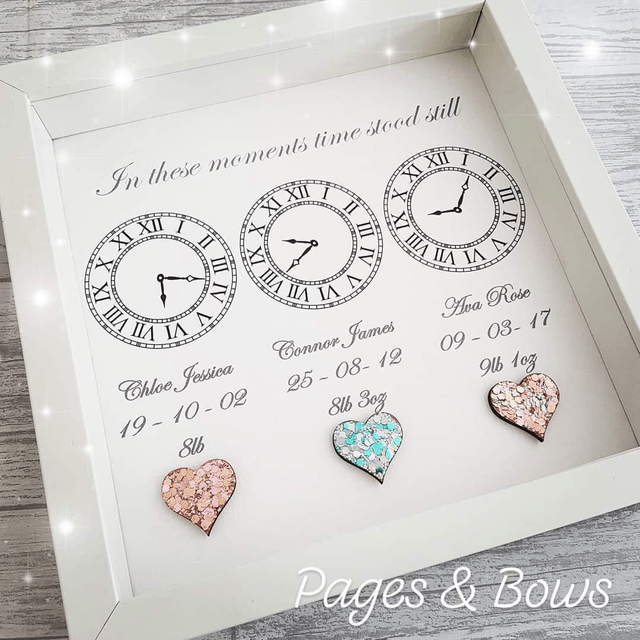In these moments time stood still | New baby gift | Christening gift | Mother's day gift | Gifts for her