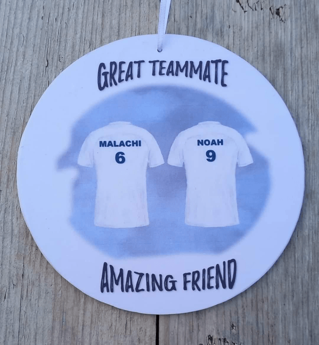 Shirt plaque | Sports shirts | Football sign | Father's day gifts | Gifts for him | Dad gift | Gifts for Daddy