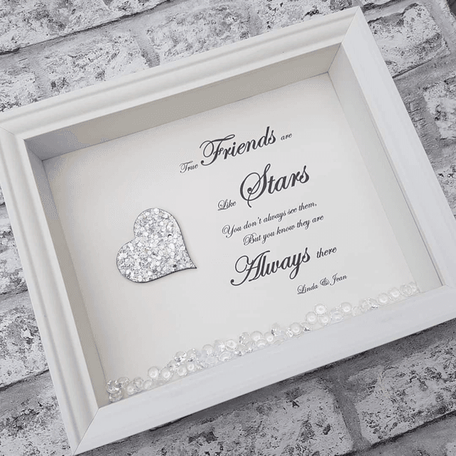 Friends are like stars, personalised gift