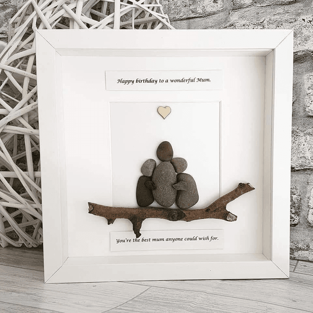 Happy birthday, Mum | Dad | Nan pebble picture 