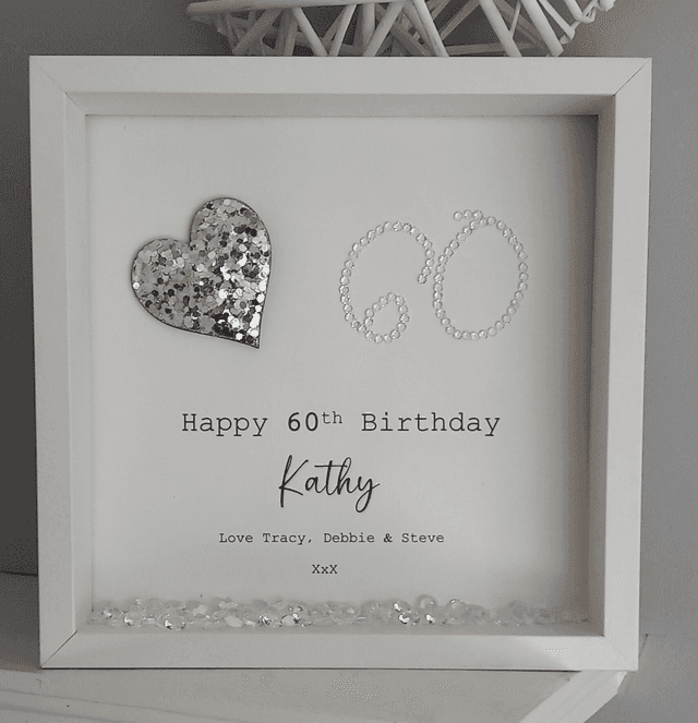 Personalised framed birthday gift for 16th, 18th, 21st, 30th, 40th, 50th, 60th, 70th | Milestone birthday present 