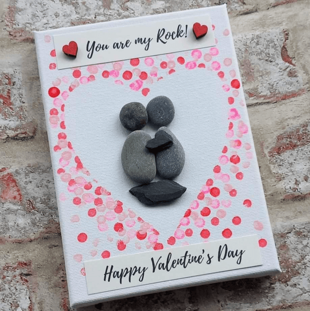 You are my rock pebble couple anniversary / valentines gift 